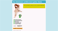 Desktop Screenshot of epilierer-ladyshave.de