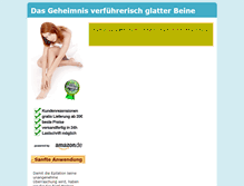 Tablet Screenshot of epilierer-ladyshave.de